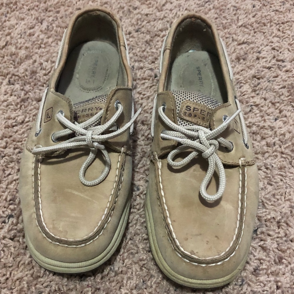 Sperry Leather Tan / Khaki Boating / Loafer Shoes